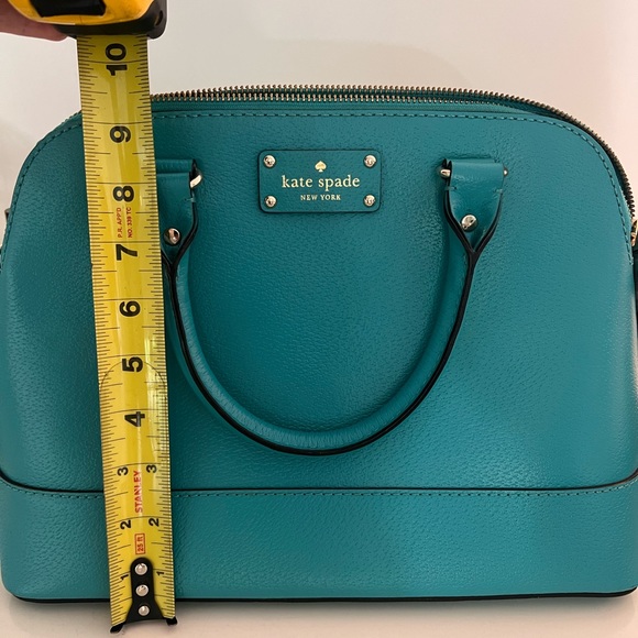 Kate Spade Sadie some satchel handbag turquoise - Picture 6 of 7